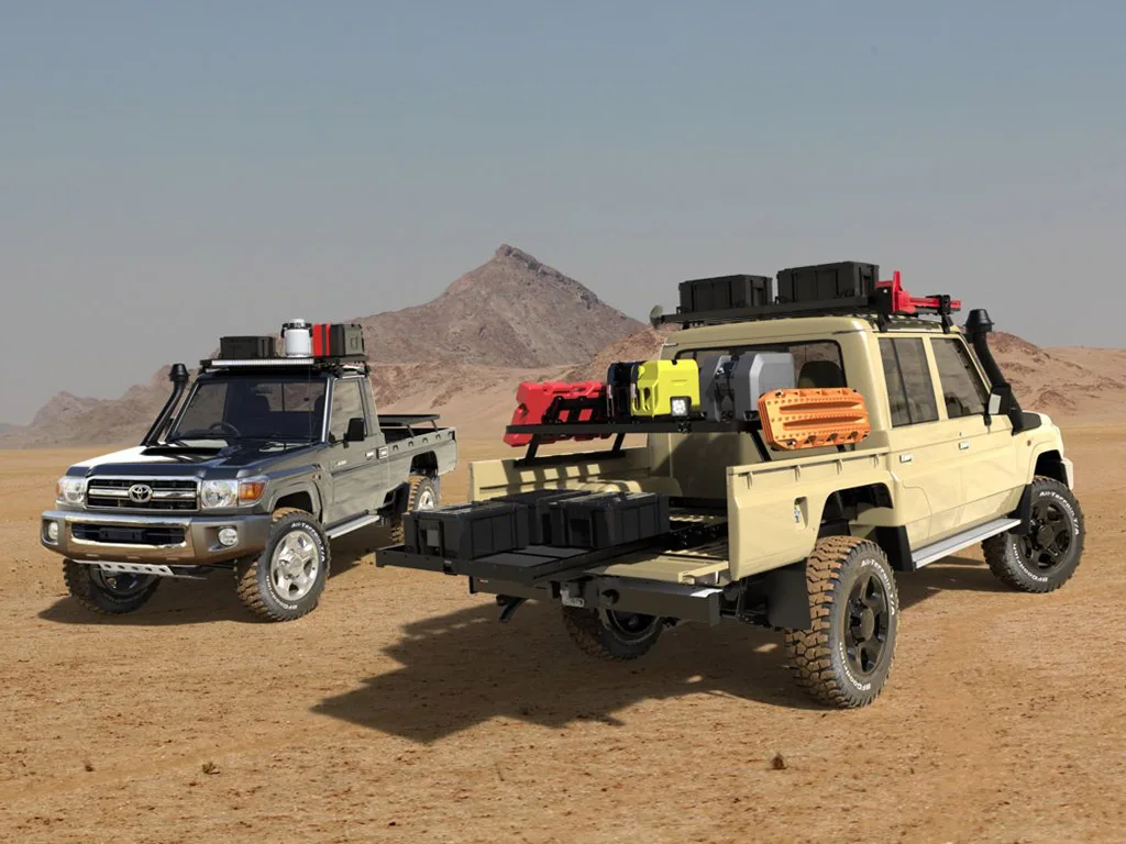 Slimline II Dachträger für Toyota Land Cruiser SC Pick-up - Bild 8