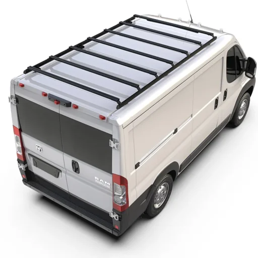 Vista alternativa del portapacchi Slimpro Van per RAM Pro Master 1500 (118" WB/tetto basso) (2014-oggi)