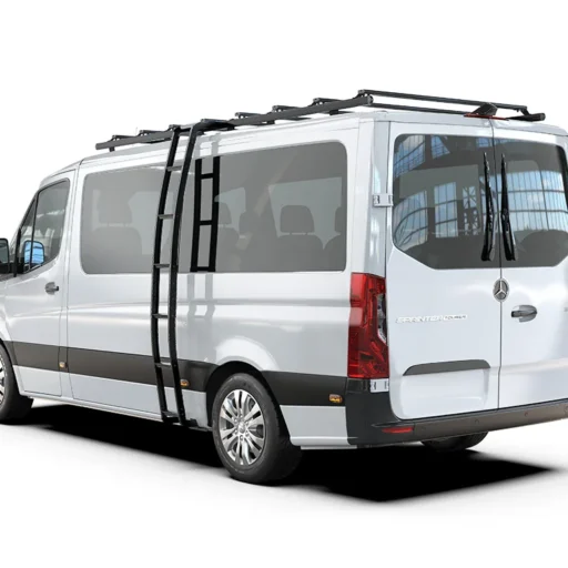 Alternative Ansicht der Slimpro Van-Dachleiter für den Mercedes-Benz Sprinter H1