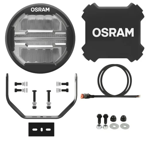 Alternative view of Luz LED OSRAM 10’’ Redonda MX260-CB / 12V/ 24V Rayo combinado y juego de montaje