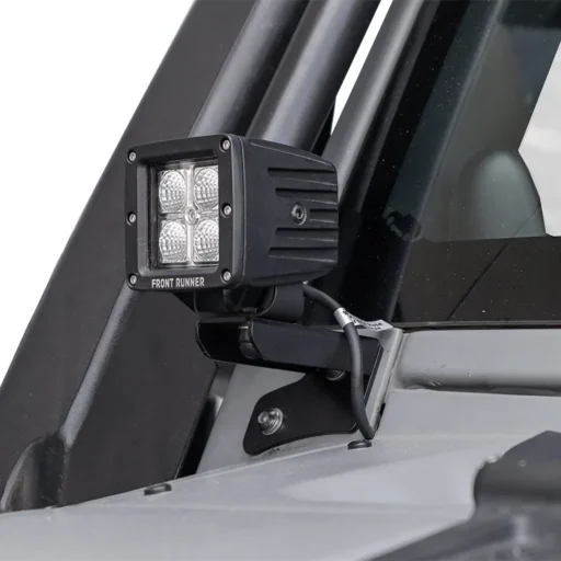 Alternative view of Soporte para faro en el parabrisas para un Jeep Wrangler JK / JKU