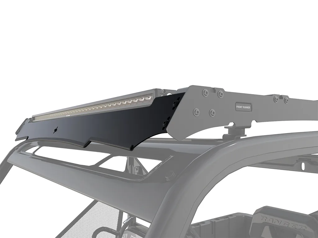 Deflector de viento para baca Slimsport listo para barra de luz 40" para Polaris Ranger UTV (2018-actual)