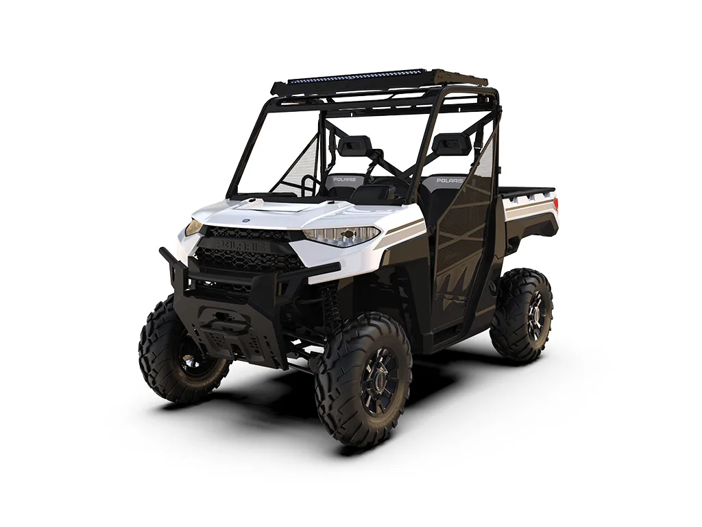 Deflector de viento para baca Slimsport listo para barra de luz 40" para Polaris Ranger UTV (2018-actual) - Imagen 2