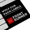Etichette per organizer per scatole da campeggio Wolf Pro/Cub Pack - Immagine 4