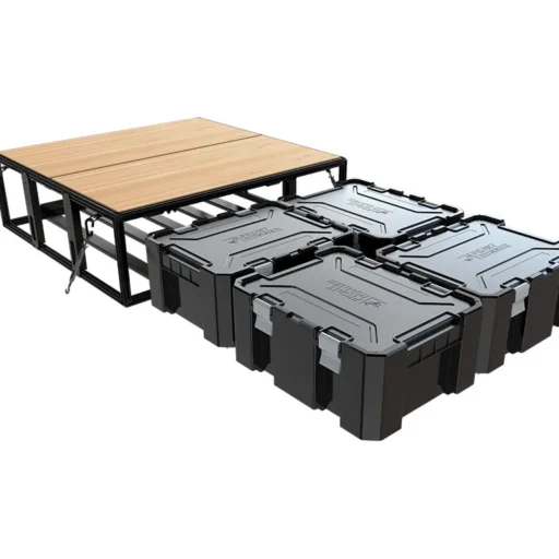 Set sistema di stoccaggio per 4 scatole Wolf Pack Pro/Asimmetriche