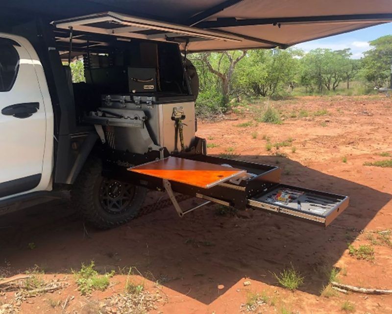 Quick Pitch tilting removable kitchen