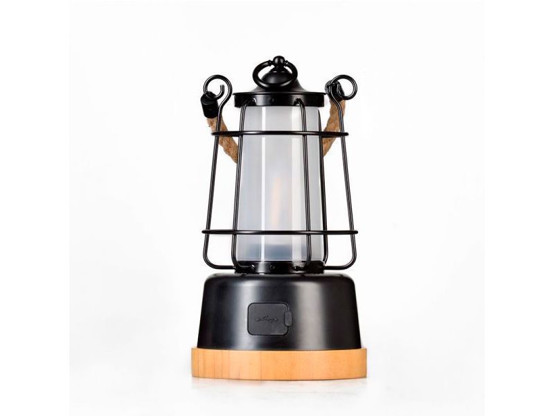 Linterna LED USB Cuerda Cáñamo Wild Land - Imagen 4