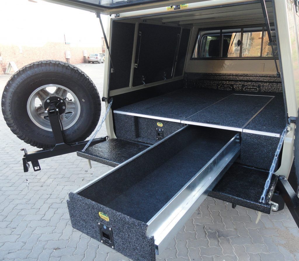 Blocos de gavetas Big Country para Toyota Land Cruiser 79 SC - Imagem 6