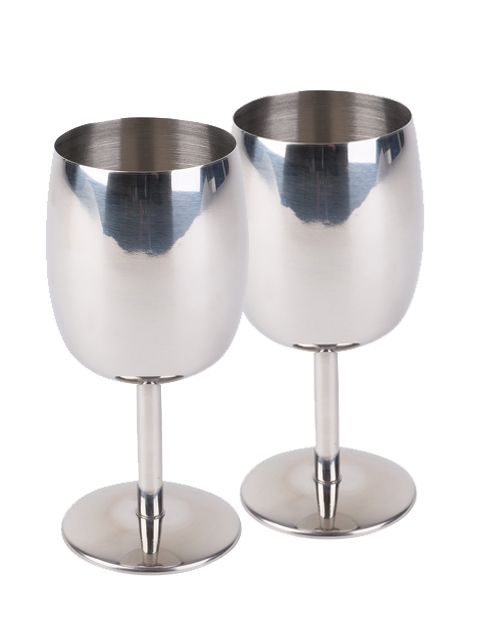 Copas de Vino de Acero Inoxidable
