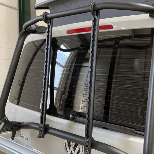 Light extension kit for VW T6 bicycle rack