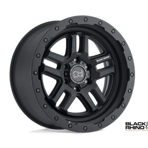 Black Rhino Barstow 8×17 Black ET38 Wheels