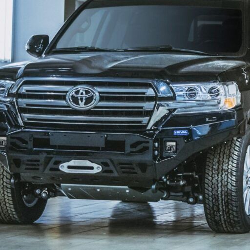 Alternative view of Parachoques Delantero Rival Toyota Land Cruiser J200 con Faros LED