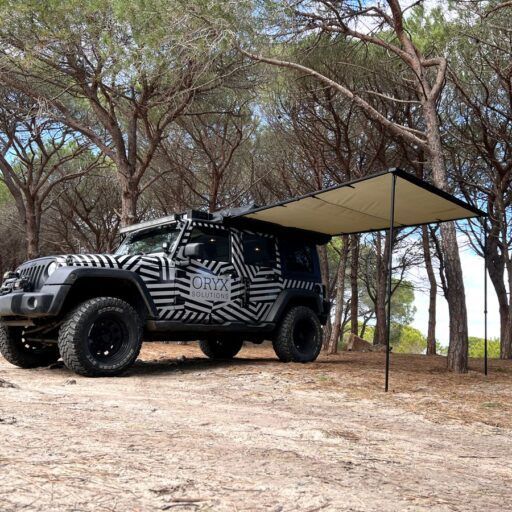 Tenda rettangolare in orice kaki