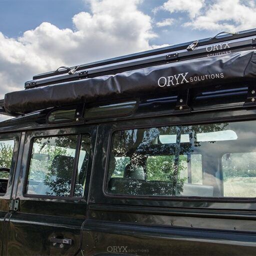 Vista alternativa della tenda da sole rettangolare Oryx Khaki