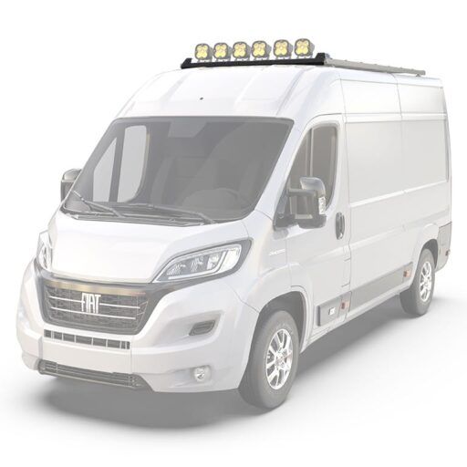 Alternative view of Deflector de viento ajustable para la baca Slimsport para Van