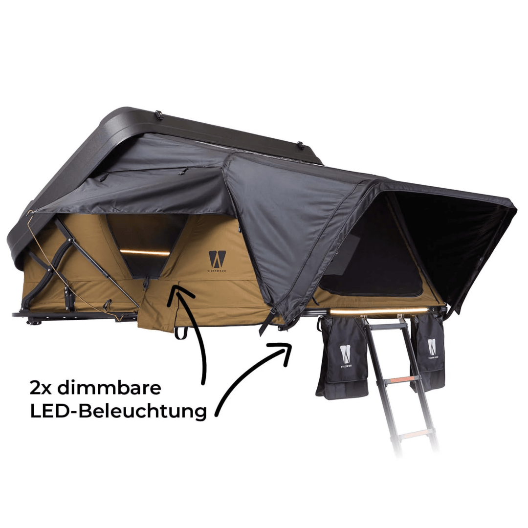 Mighty Oak Gen3 190 Eco Gold Rooftop Tent - My Overland Shop