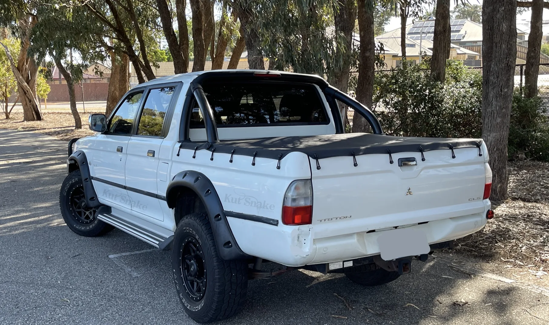 Para-lamas Kut Snake Mitsubishi L200 MK 1996-2006 75mm - Imagem 7