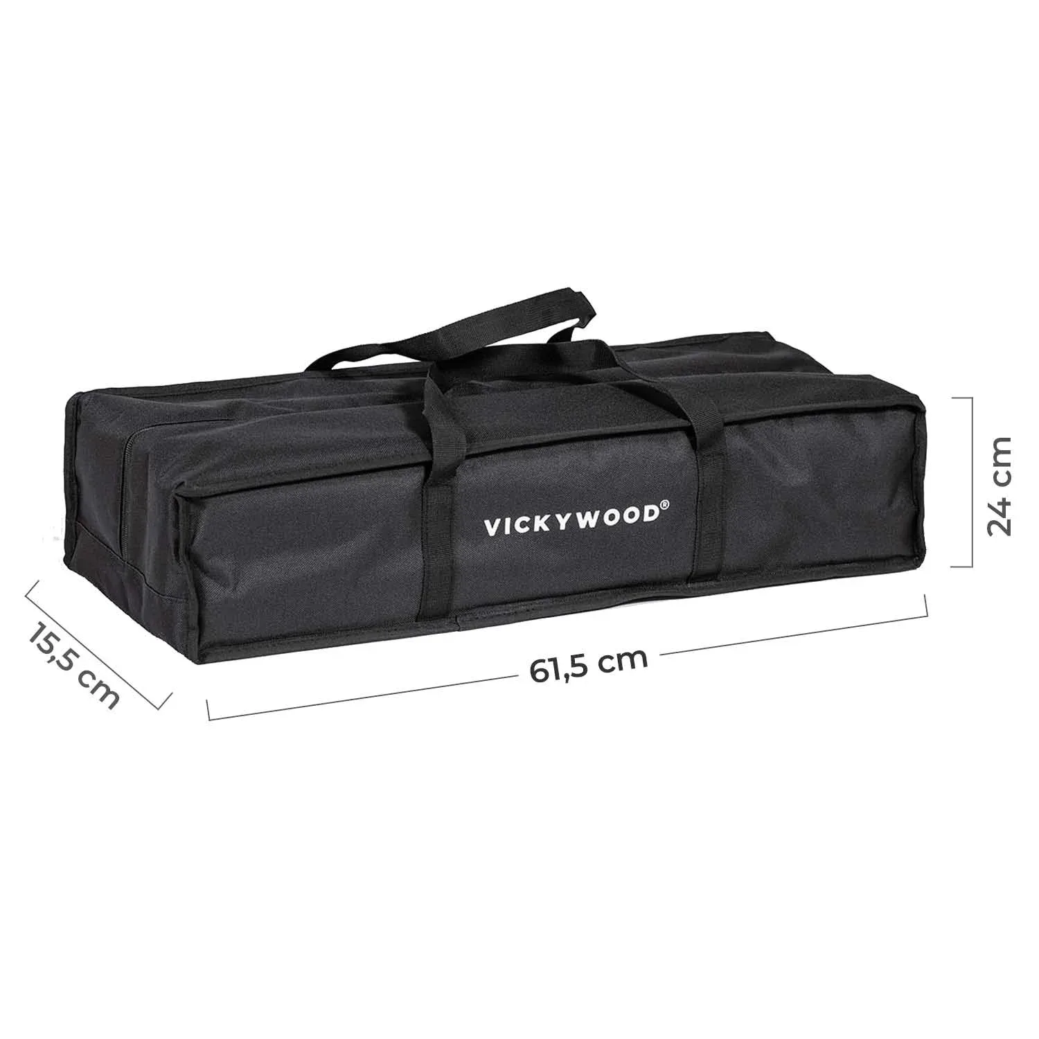 Mesa Camping Vickywood Alu Ultralight Negra - Imagen 7