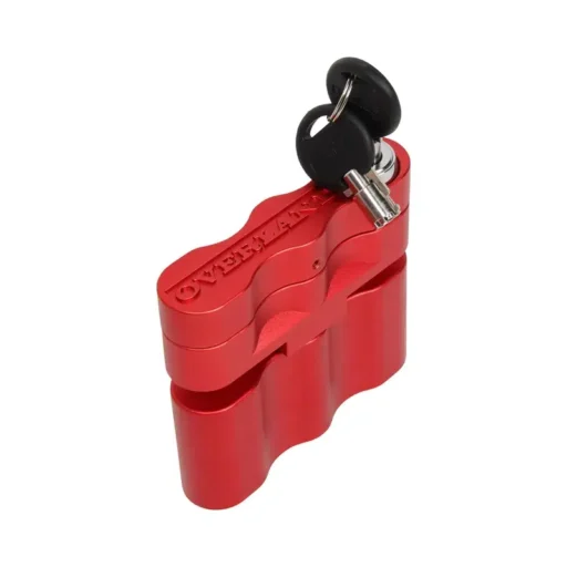 Soporte con Cerradura Overland Fuel Rojo