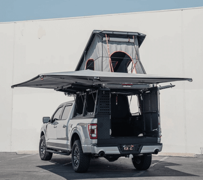"Alu-Cab Canopy Camper Ford F150 6.5"" 2015-2020, black" - Imagen 3