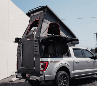 "Alu-Cab Canopy Camper Ford F150 6.5"" 2015-2020, black" - Imagen 4