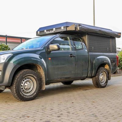 Alu-Cab Canopy Camper Isuzu D-Max D/Cab 2012+, black - Imagen 3