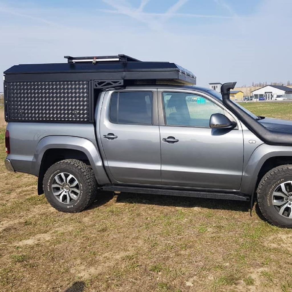 Alu-Cab Canopy Camper VW Amarok D/Cab 2010+, black - Imagen 3