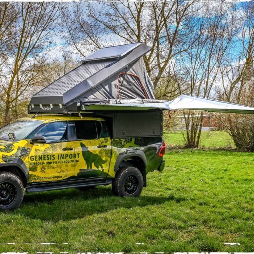 Alternatieve weergave van Alu-Cab Canopy Camper Toyota Tacoma Short Bed 2005-2015 in zwart