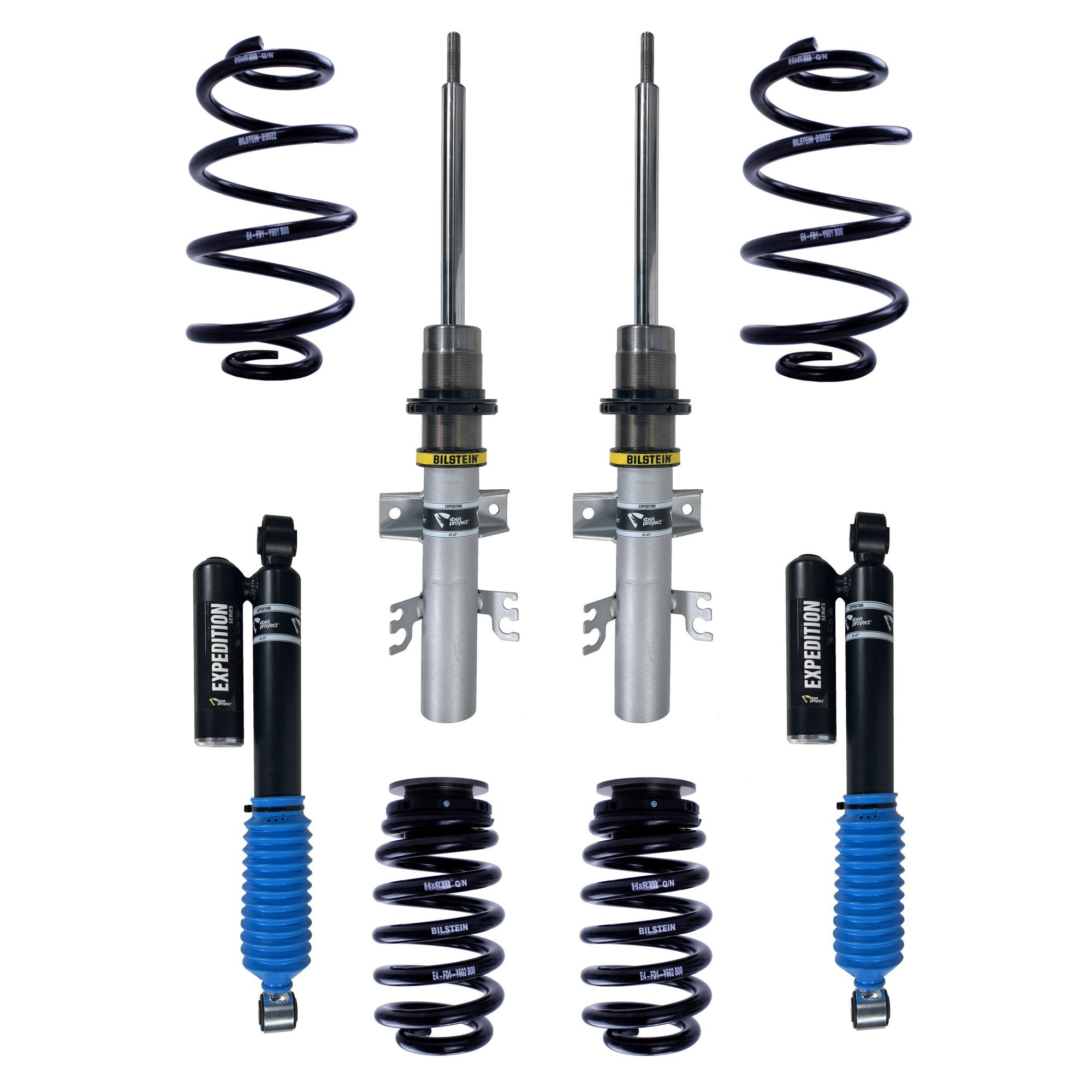 4x4 Suspension Kit Project VW T6 0-40mm