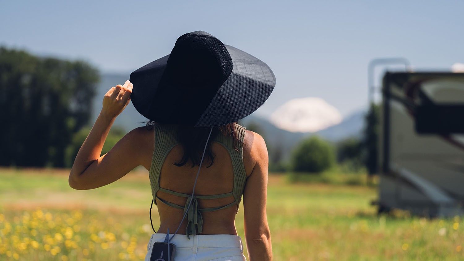 POWER HAT CAPPELLO SOLARE PIEGHEVOLE L-XL - Immagine 2