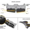 4-Way Rally Lamp Pod (excl Lights) - for Fiesta R5 MKII6