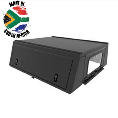 Alu-Cab Canopy Adventure Ford Ford Ranger 2012+ DC Negro Liso