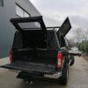 Alu-Cab Canopy Adventure Nissan Navara D40 2005-2015 DC Negro Estriado1