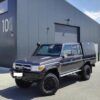 Alu-Cab Canopy Adventure Toyota Land Cruiser 79 1984+ DC Black Smooth1