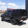 Alu-Cab Canopy Adventure Toyota Land Cruiser 79 1984+ DC Black Smooth2