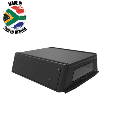 Alu-Cab Canopy Explorer Ford Ranger 2023+ Negro Estriado