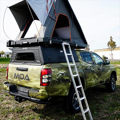Alu-Cab Canopy Explorer Mitsubishi L200Fiat Fullback 2016+ DC Negro Estriado1