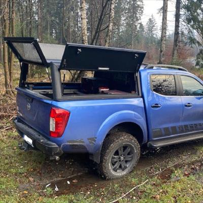 Alu-Cab Canopy Explorer Nissan Navara NP300 2016+ DC Negro Liso2