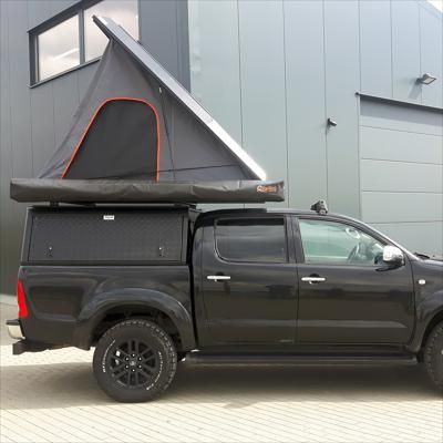 Alu-Cab Canopy Explorer Toyota Hilux 2005-2015 DC Negro Estriado1