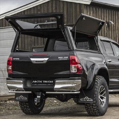 Alu-Cab Canopy Explorer Toyota Hilux 2016+ DC Negro Liso1
