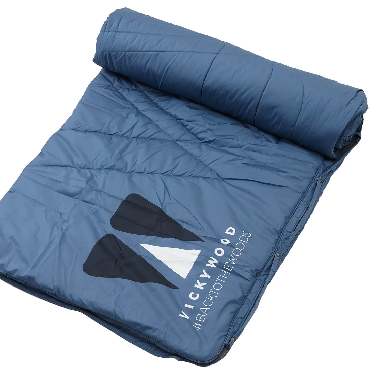 Cobertor de penas Vickywood Mountaing Azul 1