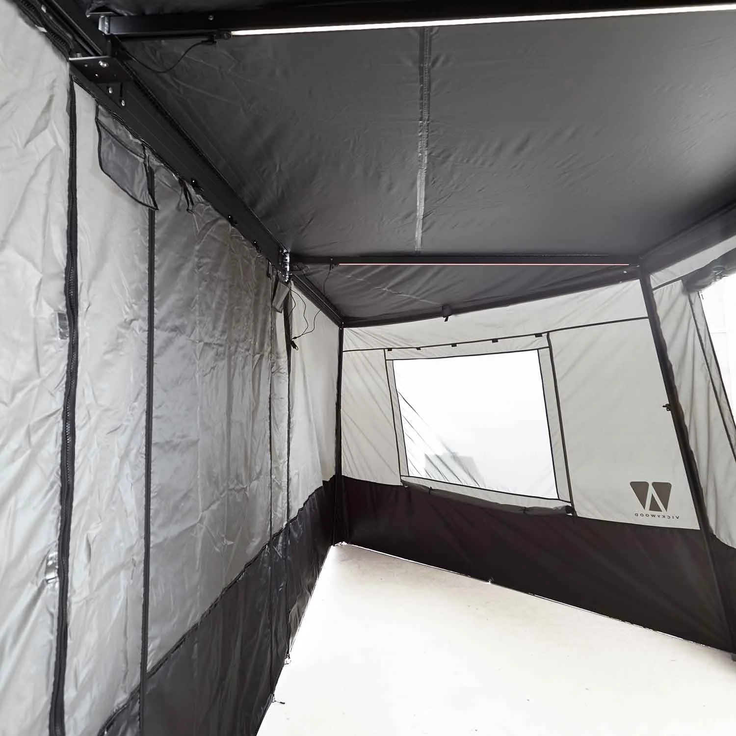 Paredes Laterales Toldo 180 LEAF 200 cm Gris3