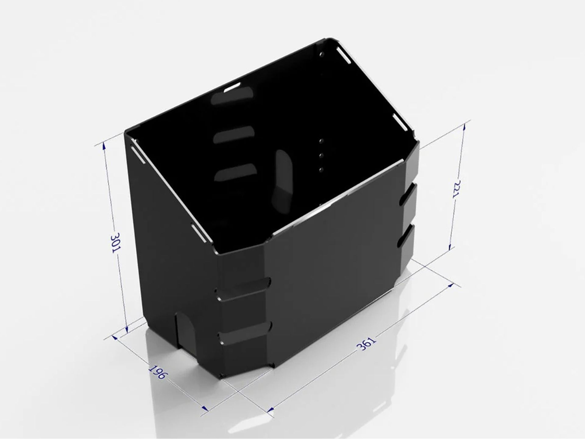 Soporte Jerry Can 22L Ontap Negro1