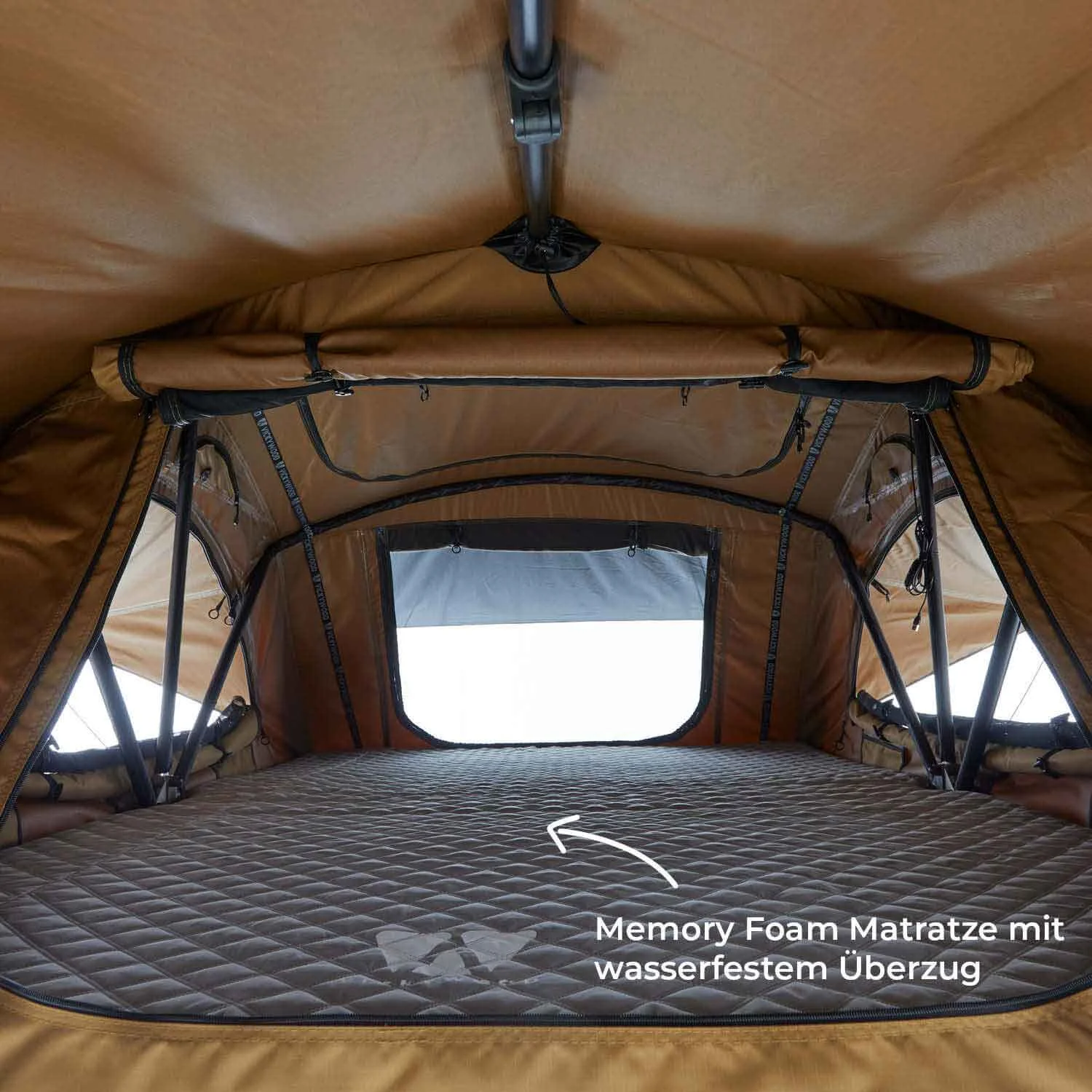 Tenda da tetto grigia WILLOW PRO 1 ECO 160