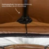 Tenda da tetto grigia WILLOW PRO 1 ECO 160