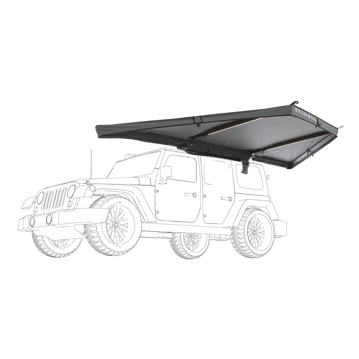 Toldo 180 LEAF 150 cm Gris1