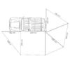 Toldo 270 LEAF PLUS Izquierdo 250 cm Gris11