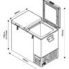 Nevera National Luna NL110 Dual4