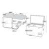 Nevera National Luna NL90 Dual3