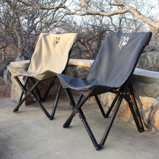 Chaise pliante K9 Eezi Awn grise